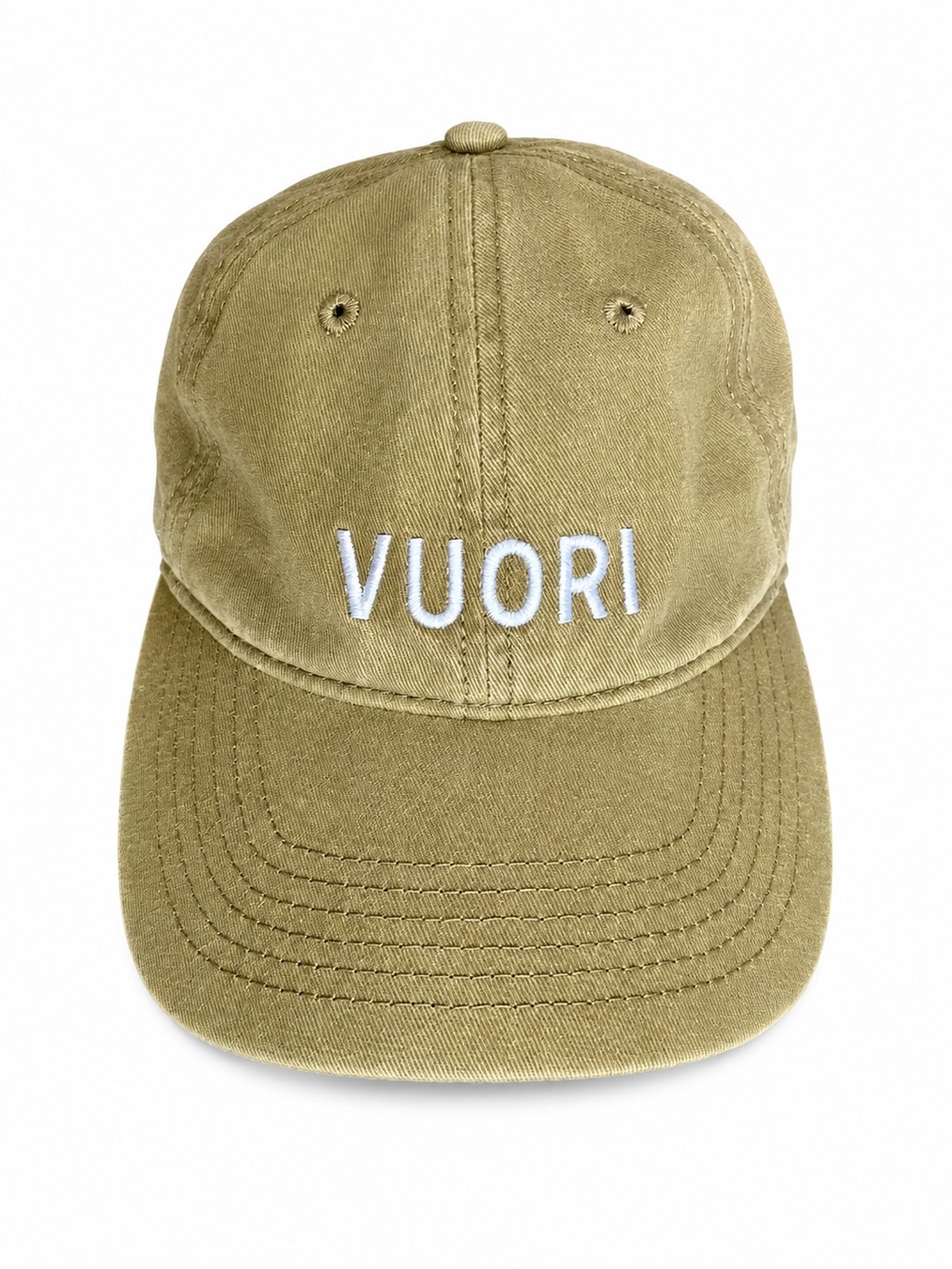 Vuori - Unisex Cotton Cap Hat Khaki Color